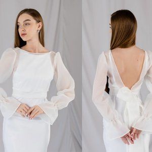 Wedding dress topper